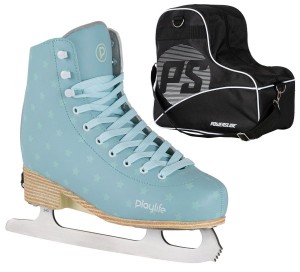 Patines De Hielo Powerslide Blue Sky adj. Ice Skate Bag bundle Unisex Azules | 28475-BPOE