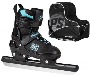 Patines De Hielo Powerslide Glacier TT adj. Ice Skate Bag bundle Unisex | 10274-CWTD