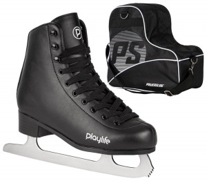 Patines De Hielo Powerslide PL Classic Ice Skate Bag bundle Unisex Negros | 24139-TNYO