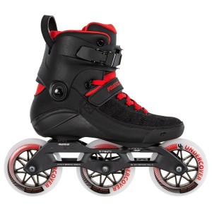 Patines En Línea Powerslide Black Fire 110 Hombre Negros Rojos | 86395-QYXG