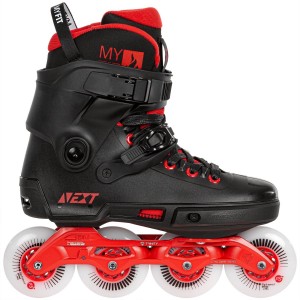 Patines En Línea Powerslide Next 80 Hombre Negros Rojos | 35148-MLYN