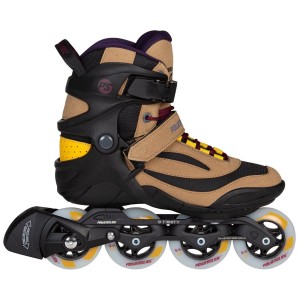 Patines En Línea Powerslide Phuzion Radon Umber 80 Hombre Marrom Negros | 06451-XATW