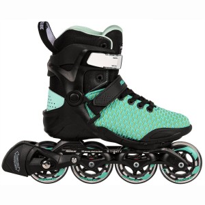 Patines En Línea Powerslide Phuzion Xenon Arctic 80 Mujer Negros Turquesa | 85023-RDZK