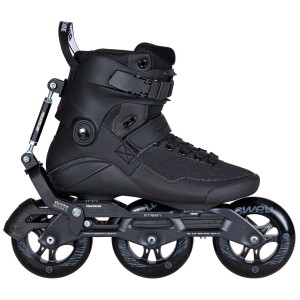 Patines En Línea Powerslide Swell Triple Syncro 110 Hombre Negros | 95617-JXCA