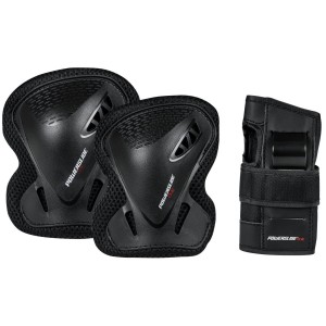 Proteccion Powerslide PS ONE Basic Adult Set Hombre Negros | 48923-BCUW